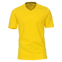 Redmond T-Shirt gelb in klassischer Schnittform