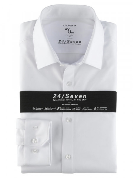 OLYMP No. Six 24/Seven super slim Jerseyhemd