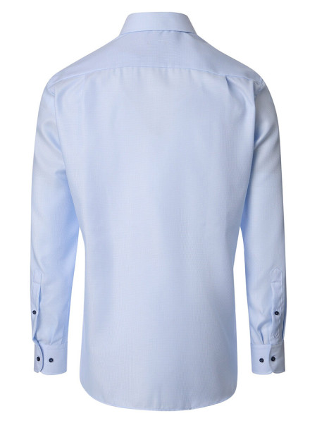 VENTI Comfort Fit Hemd Hellblau Kent Struktur