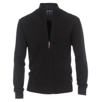 Cardigan Redmond nero in taglio classico