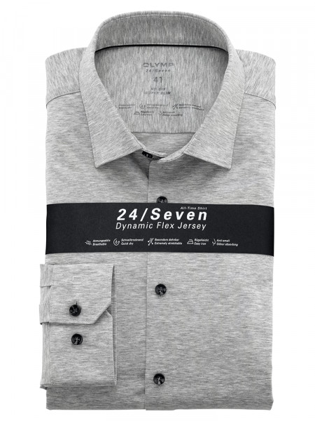 OLYMP No. Six 24/Seven super slim Jerseyhemd