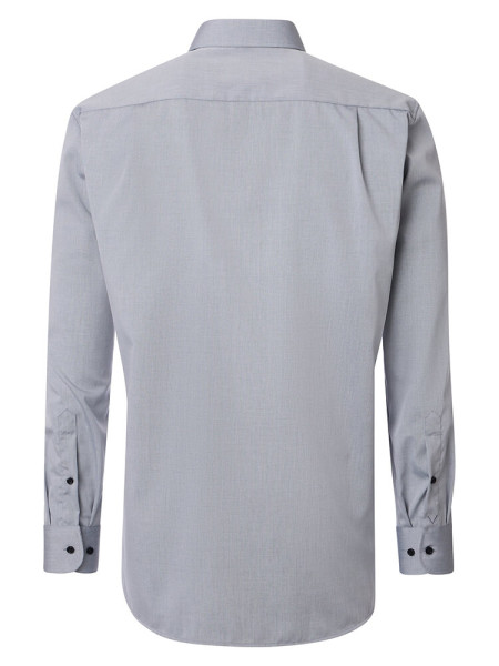 VENTI Comfort Fit Hemd Anthrazit Kent Popeline