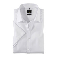 Camicia OLYMP No. Six super slim UNI POPELINE bianco con Urban Kent collar in taglio super stretta