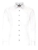 Camicia Redmond MODERN FIT TWILL bianco con Kent collar in taglio moderno