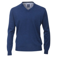 Pullover Redmond blu medio in taglio classico