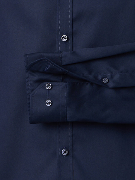 VENTI Slim Fit Hemd Marine Kent Popeline - Ansicht 2