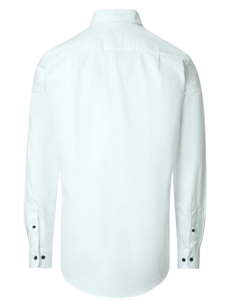 REDMOND Regular Fit Hemd Weiß Button-Down Fein Oxford