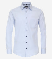 Camicia Redmond MODERN FIT TWILL azzurro con Kent collar in taglio moderno