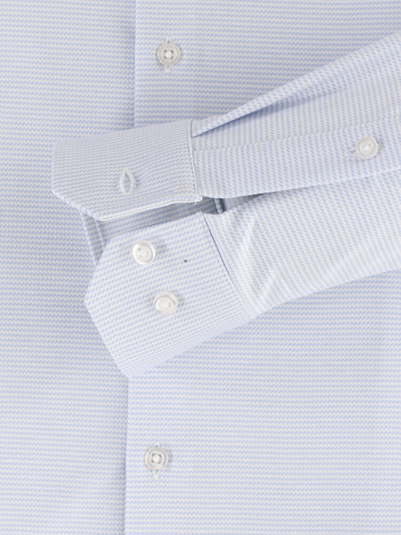 VENTI Slim Fit Hemd Hellblau Kent Jersey - Ansicht 2