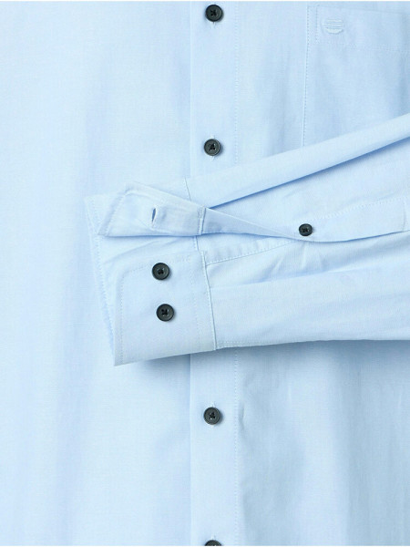 REDMOND Comfort Fit Hemd Hellblau Button-Down Fein Oxford - Ansicht 2