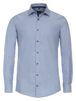 Camicia Venti MODERN FIT STRUTTURA azzurro con Kent collar in taglio moderno