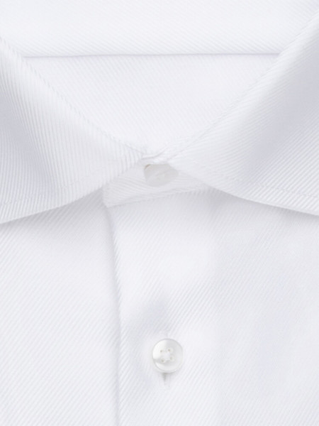 SEIDENSTICKER Slim Fit Hemd Weiß Business Kent Twill - Ansicht 1