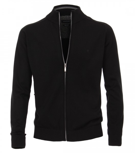 Cardigan CASAMODA anthracite en coupe classique