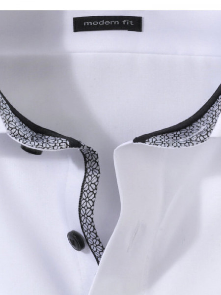 OLYMP Regular Fit Hemd Weiß Global Kent Popeline - Ansicht 1