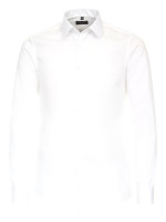 Camicia Redmond SLIM FIT TWILL bianco con Kent collar in taglio stretto