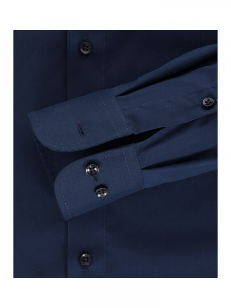 CASAMODA Regular Fit Hemd Marine Kent Popeline - Ansicht 2