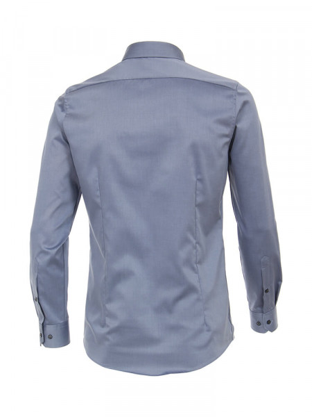 VENTI Slim Fit Hemd Dunkelblau Kent Twill