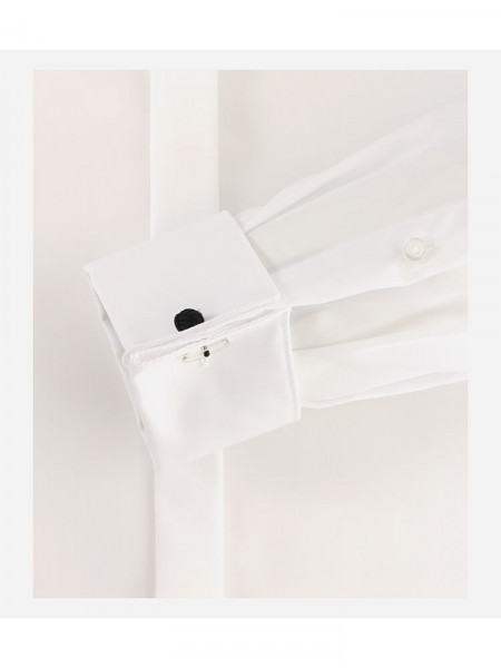 VENTI Regular Fit Hemd Weiß Kläppchen Popeline - Ansicht 2