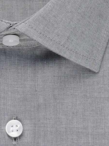 SEIDENSTICKER Slim Fit Hemd Grau Business Kent Chambray - Ansicht 3