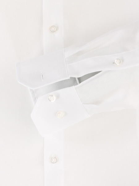 VENTI Regular Fit Hemd Weiß Stehkragen Popeline - Ansicht 2