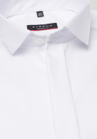 Camicia Eterna MODERN FIT TWILL bianco con Ala collar in taglio moderno