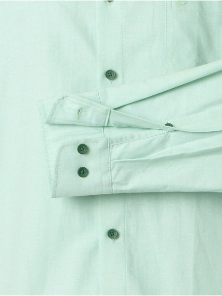 REDMOND Regular Fit Hemd Grün Button-Down Fein Oxford - Ansicht 2