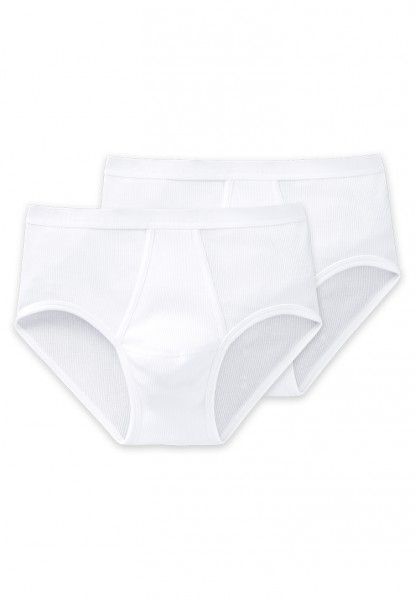 Schiesser &quot;ORIGINAL DOPPELRIPP&quot; Slip bianco