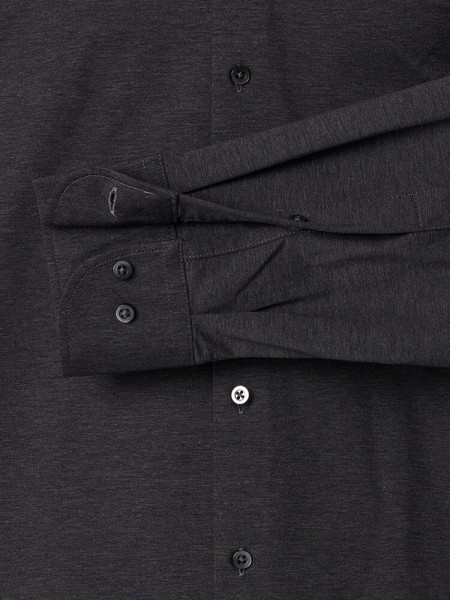 VENTI Comfort Fit Hemd Anthrazit Kent Jersey - Ansicht 2