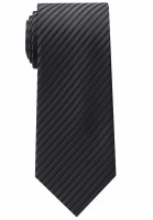 Eterna Krawatte schwarz gestreift