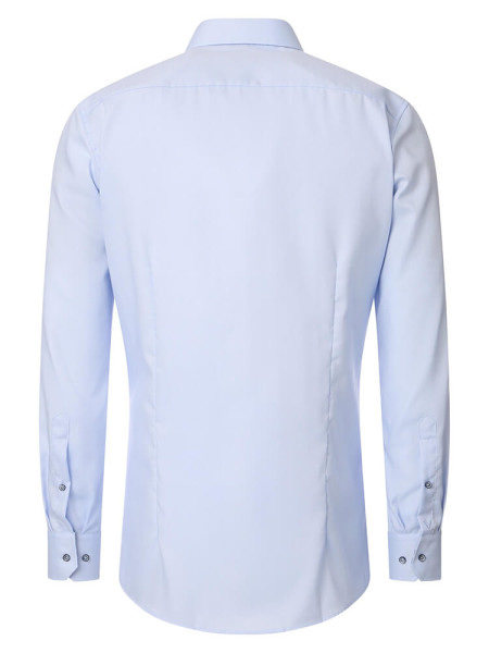 VENTI Regular Fit Hemd Hellblau Kent Popeline