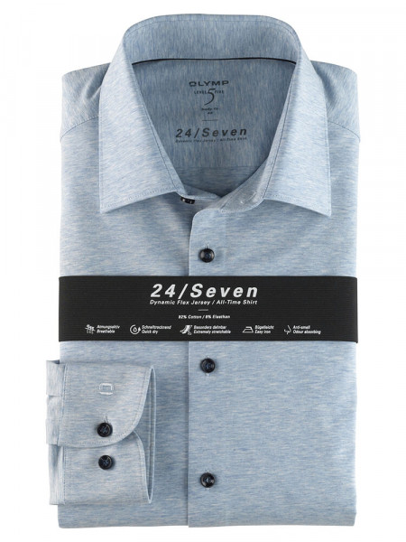 Chemise en jersey OLYMP Level Five 24/Seven body fit