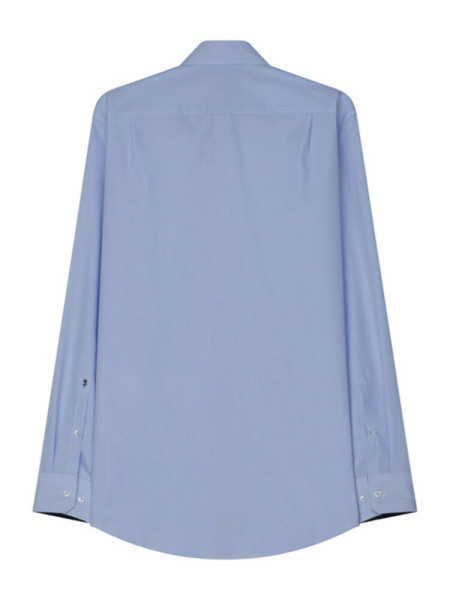 SEIDENSTICKER Regular Fit Hemd Hellblau Business Kent Popeline