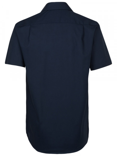 SEIDENSTICKER Regular Fit Hemd Marine Business Kent Popeline