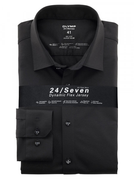 OLYMP No. Six 24/Seven super slim Jerseyhemd