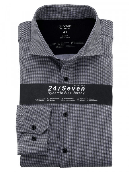 OLYMP No. Six 24/Seven super slim Jerseyhemd