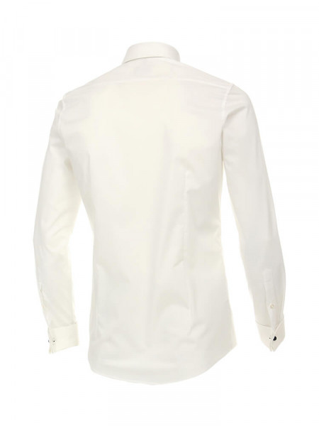 VENTI Slim Fit Hemd Hellbeige Kent Popeline