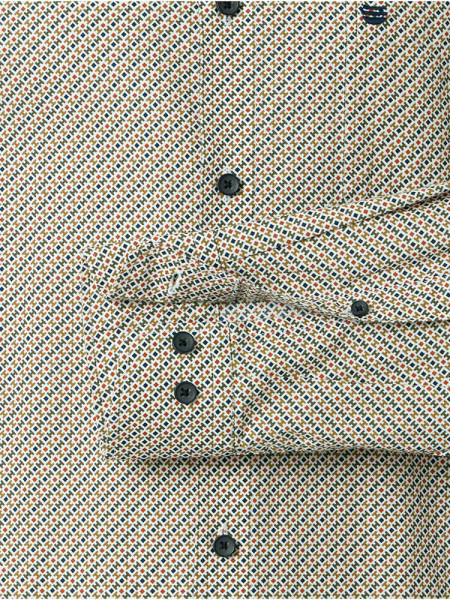 REDMOND Comfort Fit Hemd Hellbraun Kent Print - Ansicht 2