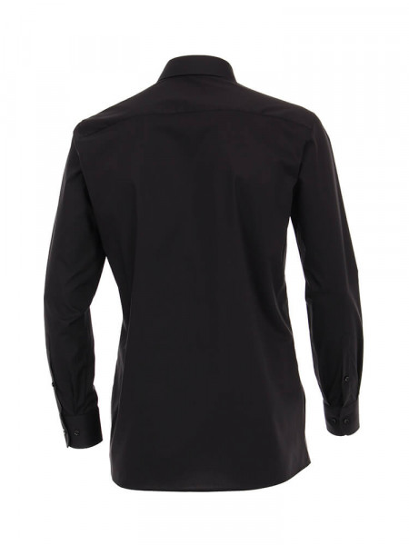 CASAMODA Regular Fit Hemd Schwarz Kent Popeline