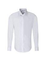 Camicia Seidensticker TAILORED TWILL bianco con Business Kent collar in taglio stretto
