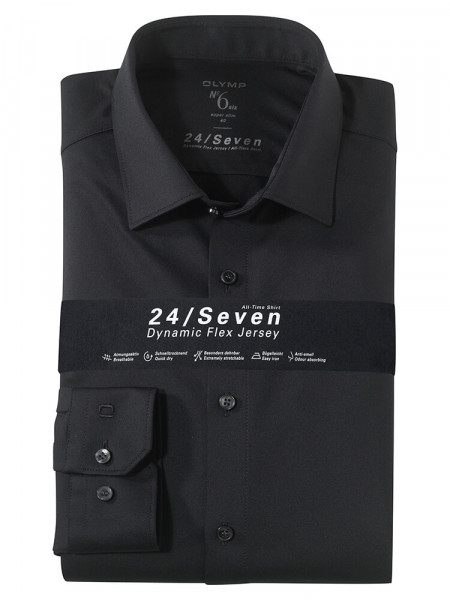 OLYMP No. Six 24/Seven super slim Jerseyhemd