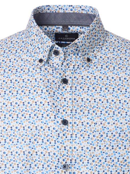 CASAMODA Regular Fit Hemd Braun Button-Down Easy Care  - Ansicht 1