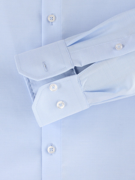 VENTI Regular Fit Hemd Hellblau Stehkragen Popeline - Ansicht 2