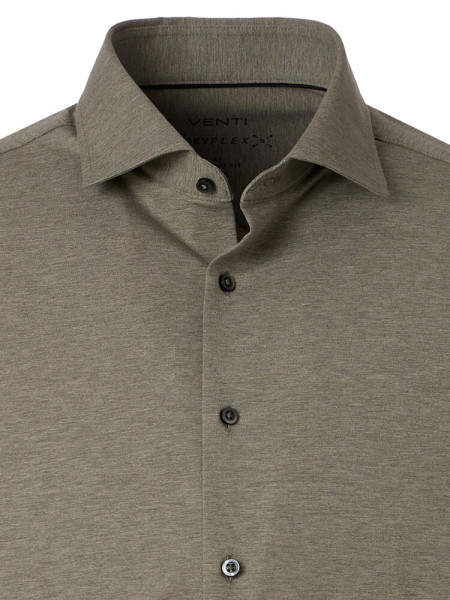 VENTI Comfort Fit Hemd Grün Kent Jersey - Ansicht 1