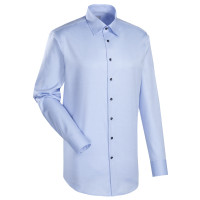 Jacques Britt SLIM FIT Hemd TWILL hellblau mit Kent Kragen in schmaler Schnittform