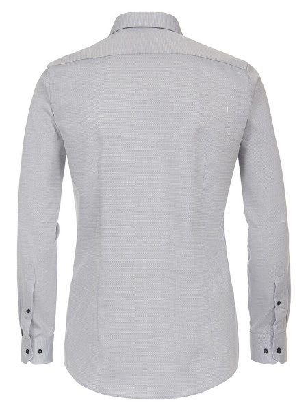 VENTI Slim Fit Hemd Grau Kent Easy Care