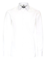 Camicia Redmond COMFORT FIT TWILL bianco con Kent collar in taglio classico