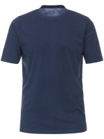 Maglietta Redmond REGULAR FIT JERSEY blu scuro con Collo rotondo collar in taglio classico