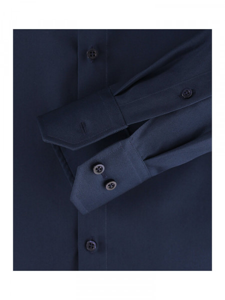 VENTI Regular Fit Hemd Marine Kent Popeline - Ansicht 2