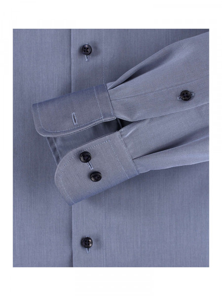 CASAMODA Comfort Fit Hemd Dunkelblau Kent Twill - Ansicht 2