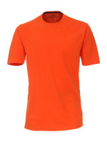 Redmond T-Shirt REGULAR FIT JERSEY orange mit Rundhals Kragen in klassischer Schnittform